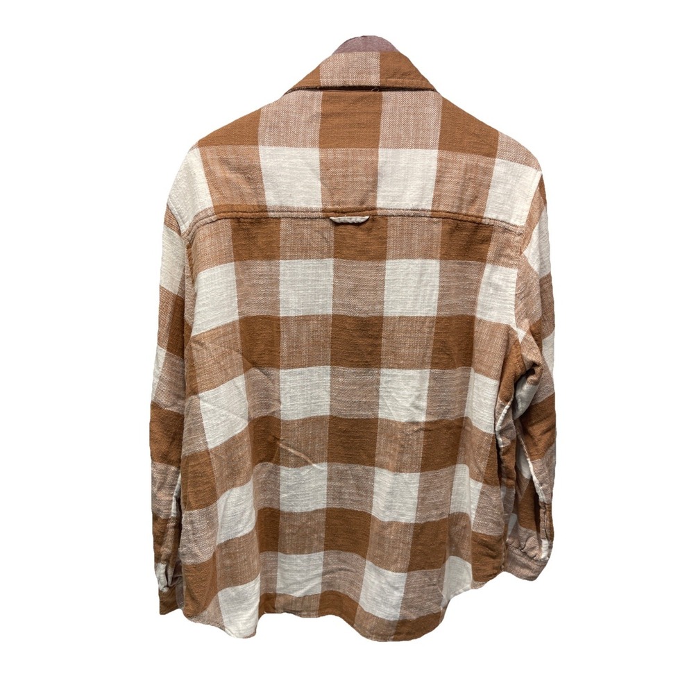 American Eagle Outfitters Women's Large Soft Plaid Long Sleeve Shirt MSRP 49.95 - Picture 5 of 5